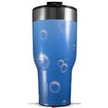 Skin Wrap Decal for 2017 RTIC Tumblers 40oz Bubbles Blue (TUMBLER NOT INCLUDED)