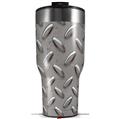 Skin Wrap Decal for 2017 RTIC Tumblers 40oz Diamond Plate Metal 02 (TUMBLER NOT INCLUDED)