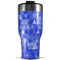 Skin Wrap Decal for 2017 RTIC Tumblers 40oz Triangle Mosaic Blue (TUMBLER NOT INCLUDED)