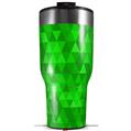 Skin Wrap Decal for 2017 RTIC Tumblers 40oz Triangle Mosaic Green (TUMBLER NOT INCLUDED)