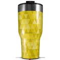 Skin Wrap Decal for 2017 RTIC Tumblers 40oz Triangle Mosaic Yellow (TUMBLER NOT INCLUDED)