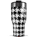 Skin Wrap Decal for 2017 RTIC Tumblers 40oz Houndstooth Black and White (TUMBLER NOT INCLUDED)