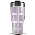 Skin Wrap Decal for 2017 RTIC Tumblers 40oz Squared Lavender (TUMBLER NOT INCLUDED)