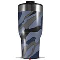 Skin Wrap Decal for 2017 RTIC Tumblers 40oz Camouflage Blue (TUMBLER NOT INCLUDED)