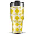 Skin Wrap Decal for 2017 RTIC Tumblers 40oz Boxed Yellow (TUMBLER NOT INCLUDED)