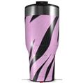 Skin Wrap Decal for 2017 RTIC Tumblers 40oz Zebra Skin Pink (TUMBLER NOT INCLUDED)