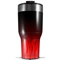Skin Wrap Decal for 2017 RTIC Tumblers 40oz Fire Red (TUMBLER NOT INCLUDED)