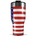 Skin Wrap Decal for 2017 RTIC Tumblers 40oz USA American Flag 01 (TUMBLER NOT INCLUDED)