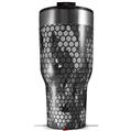 Skin Wrap Decal for 2017 RTIC Tumblers 40oz HEX Mesh Camo 01 Gray (TUMBLER NOT INCLUDED)