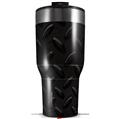 Skin Wrap Decal for 2017 RTIC Tumblers 40oz Diamond Plate Metal 02 Black (TUMBLER NOT INCLUDED)