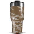 Skin Wrap Decal for 2017 RTIC Tumblers 40oz WraptorCamo Digital Camo Desert (TUMBLER NOT INCLUDED)