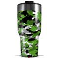 Skin Wrap Decal for 2017 RTIC Tumblers 40oz WraptorCamo Digital Camo Green (TUMBLER NOT INCLUDED)