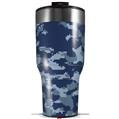 Skin Wrap Decal for 2017 RTIC Tumblers 40oz WraptorCamo Digital Camo Navy (TUMBLER NOT INCLUDED)