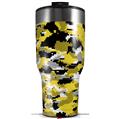 Skin Wrap Decal for 2017 RTIC Tumblers 40oz WraptorCamo Digital Camo Yellow (TUMBLER NOT INCLUDED)