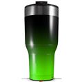 Skin Wrap Decal for 2017 RTIC Tumblers 40oz Smooth Fades Green Black (TUMBLER NOT INCLUDED)