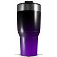 Skin Wrap Decal for 2017 RTIC Tumblers 40oz Smooth Fades Purple Black (TUMBLER NOT INCLUDED)