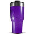Skin Wrap Decal for 2017 RTIC Tumblers 40oz Raining Purple (TUMBLER NOT INCLUDED)
