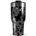 Skin Wrap Decal for 2017 RTIC Tumblers 40oz WraptorCamo Old School Camouflage Camo Black (TUMBLER NOT INCLUDED)