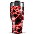 Skin Wrap Decal for 2017 RTIC Tumblers 40oz Electrify Red (TUMBLER NOT INCLUDED)