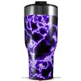 Skin Wrap Decal for 2017 RTIC Tumblers 40oz Electrify Purple (TUMBLER NOT INCLUDED)