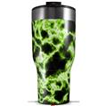 Skin Wrap Decal for 2017 RTIC Tumblers 40oz Electrify Green (TUMBLER NOT INCLUDED)