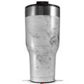 Skin Wrap Decal for 2017 RTIC Tumblers 40oz Marble Granite 07 White Gray (TUMBLER NOT INCLUDED)