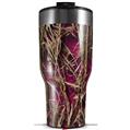 Skin Wrap Decal for 2017 RTIC Tumblers 40oz WraptorCamo Grassy Marsh Camo Neon Fuchsia Hot Pink (TUMBLER NOT INCLUDED)