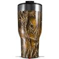 Skin Wrap Decal for 2017 RTIC Tumblers 40oz WraptorCamo Grassy Marsh Camo Orange (TUMBLER NOT INCLUDED)