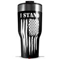 Skin Wrap Decal compatible with 2017 RTIC Tumblers 40oz Brushed USA American Flag I Stand (TUMBLER NOT INCLUDED)