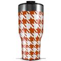 Skin Wrap Decal for 2017 RTIC Tumblers 40oz Houndstooth Burnt Orange (TUMBLER NOT INCLUDED)