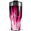 Skin Wrap Decal for 2017 RTIC Tumblers 40oz Lightning Pink (TUMBLER NOT INCLUDED)