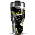 Skin Wrap Decal for 2017 RTIC Tumblers 40oz Abstract 02 Yellow (TUMBLER NOT INCLUDED)