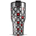 Skin Wrap Decal for 2017 RTIC Tumblers 40oz XO Hearts (TUMBLER NOT INCLUDED)