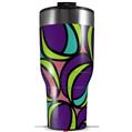 Skin Wrap Decal for 2017 RTIC Tumblers 40oz Crazy Dots 01 (TUMBLER NOT INCLUDED)
