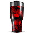 Skin Wrap Decal for 2017 RTIC Tumblers 40oz Skulls Confetti Red (TUMBLER NOT INCLUDED)