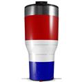 Skin Wrap Decal for 2017 RTIC Tumblers 40oz Red White and Blue (TUMBLER NOT INCLUDED)