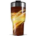 Skin Wrap Decal for 2017 RTIC Tumblers 40oz Mystic Vortex Yellow (TUMBLER NOT INCLUDED)