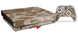 Skin Wrap compatible with XBOX One X Console and Controller WraptorCamo Digital Camo Desert