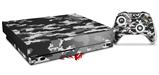 Skin Wrap compatible with XBOX One X Console and Controller WraptorCamo Digital Camo Gray