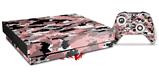 Skin Wrap compatible with XBOX One X Console and Controller WraptorCamo Digital Camo Pink