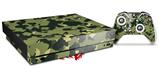 Skin Wrap compatible with XBOX One X Console and Controller WraptorCamo Old School Camouflage Camo Army