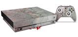 Skin Wrap compatible with XBOX One X Console and Controller Marble Granite 08 Pink