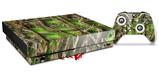 Skin Wrap compatible with XBOX One X Console and Controller WraptorCamo Grassy Marsh Camo Neon Green
