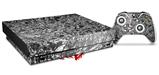 Skin Wrap compatible with XBOX One X Console and Controller Aluminum Foil