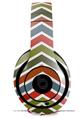 WraptorSkinz Skin Decal Wrap compatible with Beats Studio 2 and 3 Wired and Wireless Headphones Zig Zag Colors 01 Skin Only HEADPHONES NOT INCLUDED