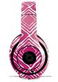 WraptorSkinz Skin Decal Wrap compatible with Beats Studio 2 and 3 Wired and Wireless Headphones Wavey Fushia Hot Pink Skin Only HEADPHONES NOT INCLUDED