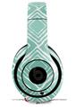 WraptorSkinz Skin Decal Wrap compatible with Beats Studio 2 and 3 Wired and Wireless Headphones Wavey Seafoam Green Skin Only HEADPHONES NOT INCLUDED