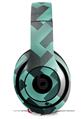 WraptorSkinz Skin Decal Wrap compatible with Beats Studio 2 and 3 Wired and Wireless Headphones Retro Houndstooth Seafoam Green Skin Only HEADPHONES NOT INCLUDED