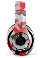 WraptorSkinz Skin Decal Wrap compatible with Beats Studio 2 and 3 Wired and Wireless Headphones Sexy Girl Silhouette Camo Red Skin Only HEADPHONES NOT INCLUDED