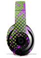 WraptorSkinz Skin Decal Wrap compatible with Beats Studio 2 and 3 Wired and Wireless Headphones Halftone Splatter Hot Pink Green Skin Only HEADPHONES NOT INCLUDED